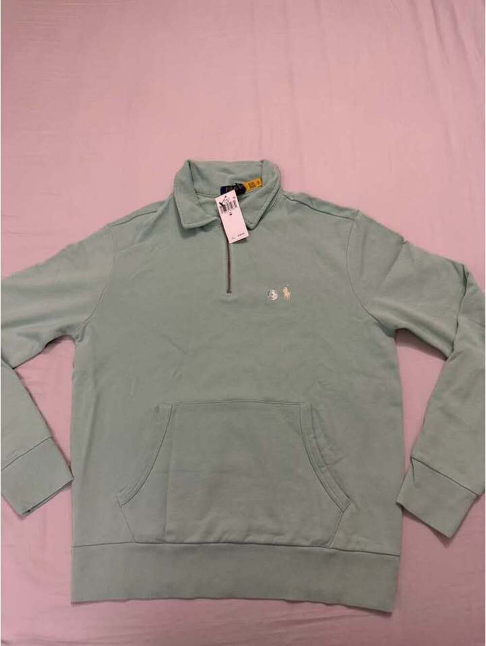 Polo Ralph Lauren Quarter-Zip Pullover - Mens Size Medium New $80